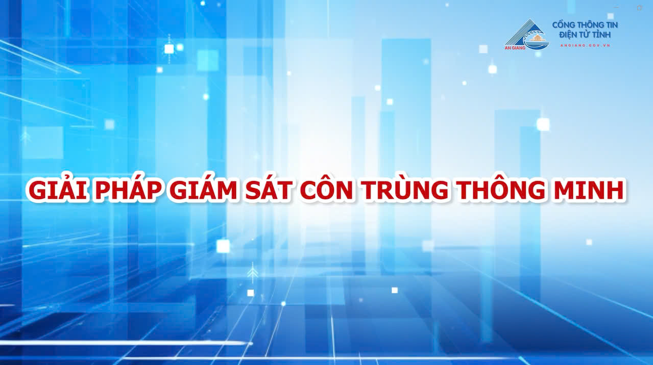  Giải pháp giám sát côn trùng thông minh 